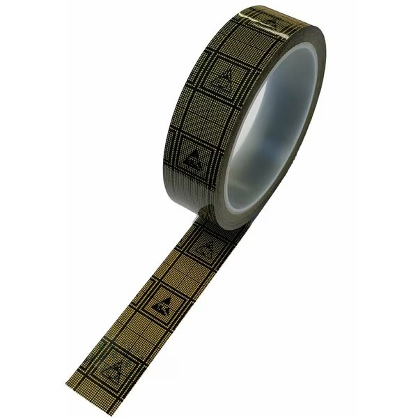 Conductive Grid Tape, 1.9 Mil Thick, 4 1/2 In. x 36 Yards Long, Brown, Bertech, Mfr#: WCGT-4 1/2
